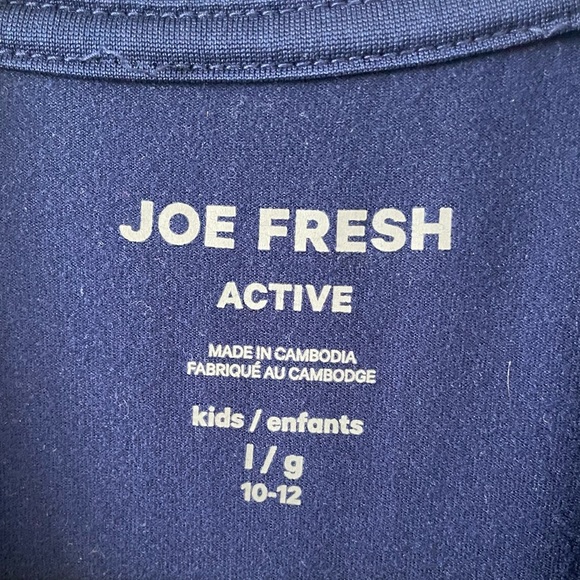 Joe Fresh Kid Boys Active Long Sleeve baseball T-Shirt - Blue - Picture 5 of 5